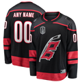 Leino Custom C.Hurricanes Black 2026 Stanley Cup Champions Home Breakaway Custom Stitched Jerseys