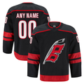 Leino Custom C.Hurricanes Black Home Authentic Pro Stitched Jerseys