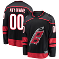 Leino Custom C.Hurricanes Black Home Breakaway Stitched Jerseys