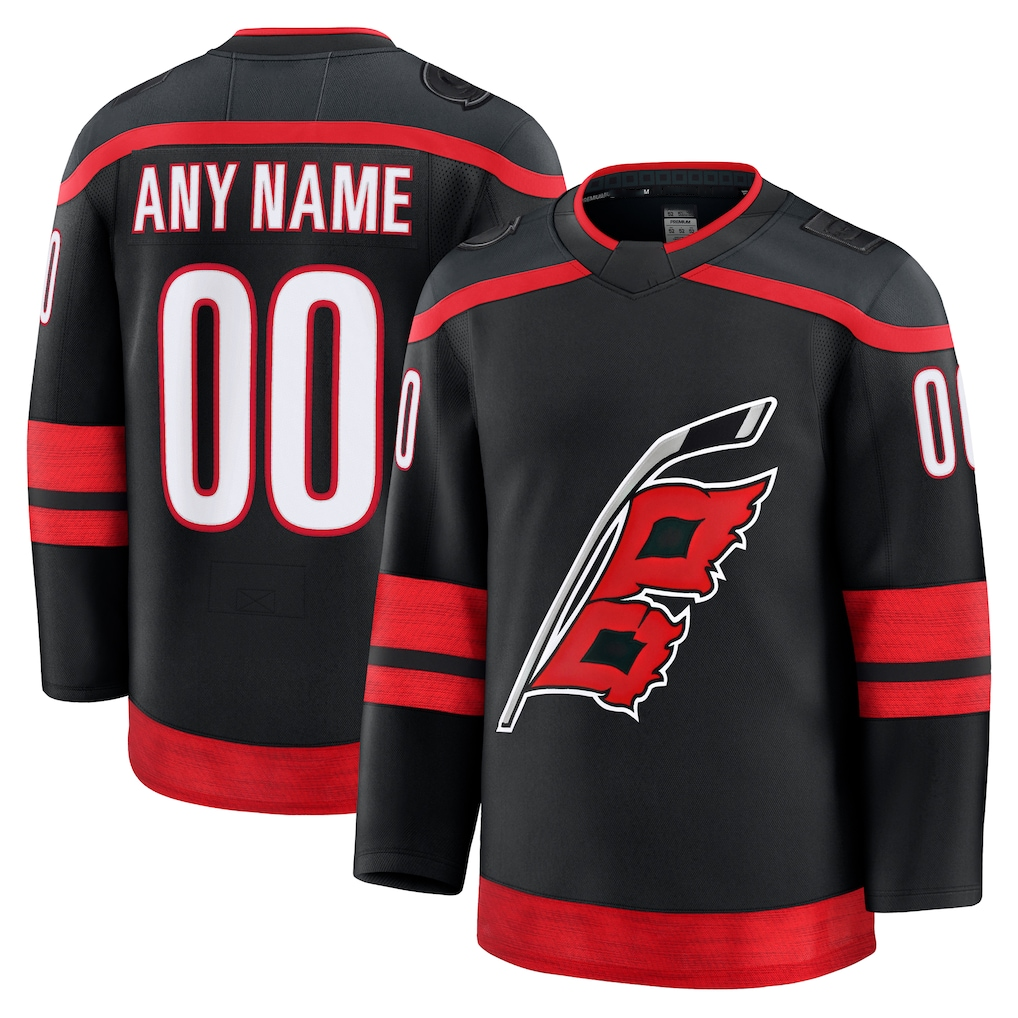 Leino Custom C.Hurricanes Black Home Premium Stitched Jerseys
