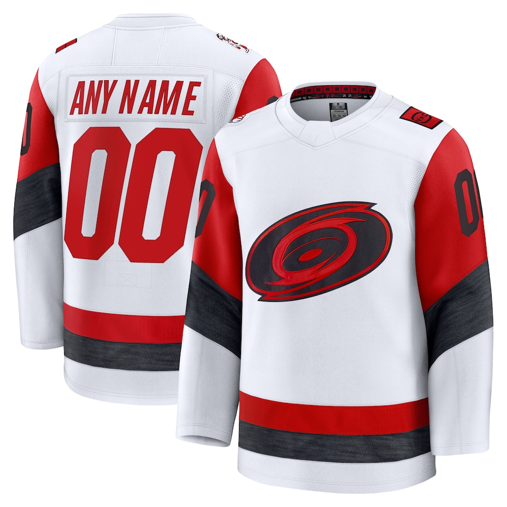 Leino Custom C.Hurricanes White Away Premium Stitched Jerseys