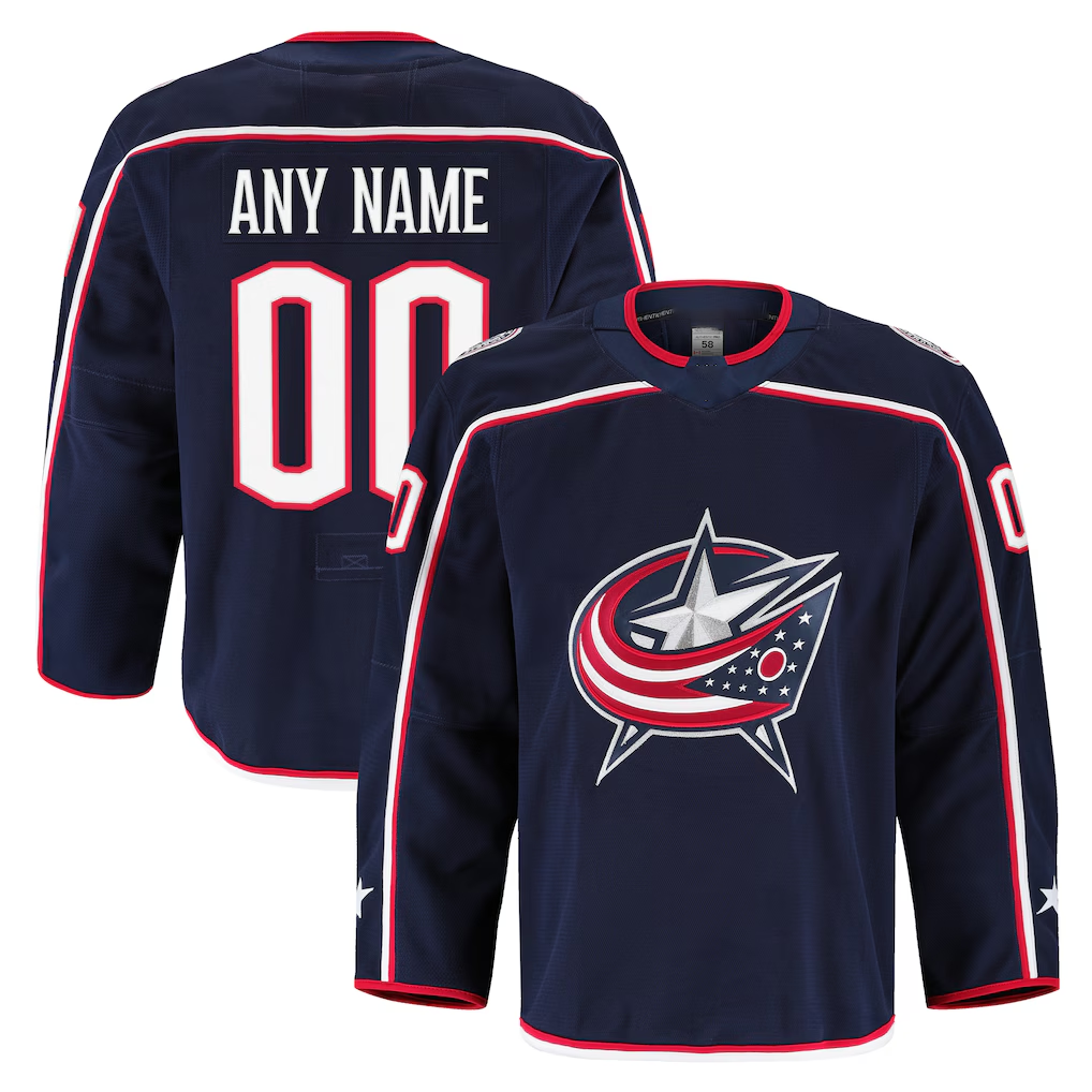 Leino Custom CB.Jackets Navy Home Authentic Pro Jersey