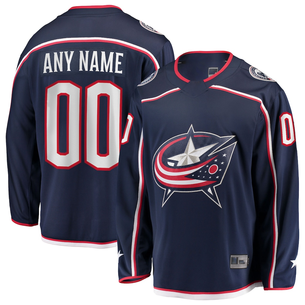 Leino Custom CB.Jackets Navy Home Breakaway Jersey