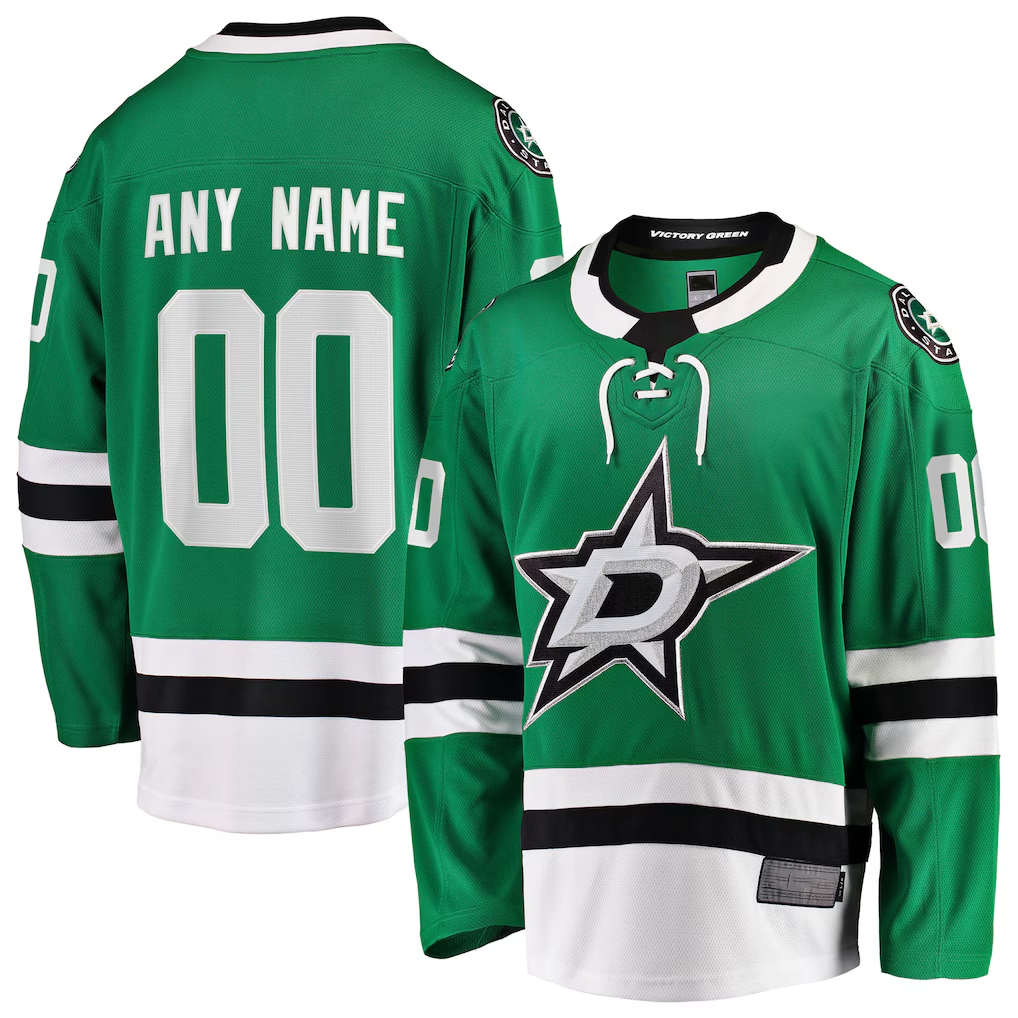 Leino Custom D.Stars Green Home Breakaway Jerseys