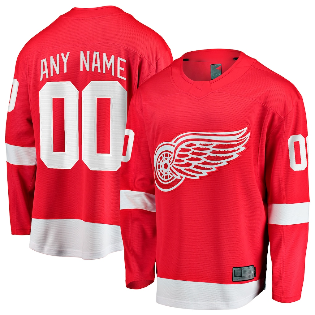 Leino Custom DR.Wings Red Home Breakaway Jerseys