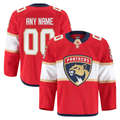 Leino Custom F.Panthers Red Home Authentic Pro Jerseys