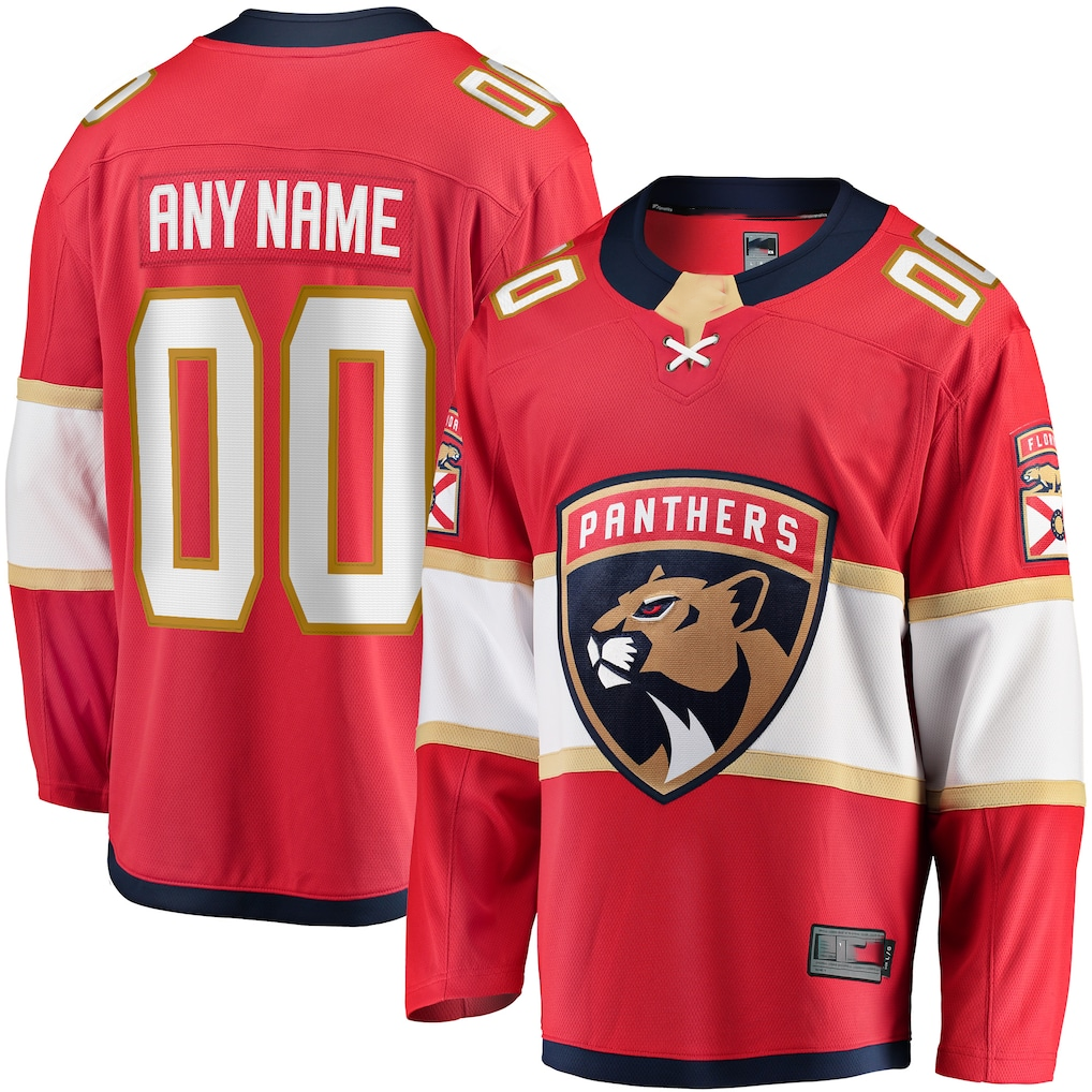 Leino Custom F.Panthers Red Home Breakaway Jerseys