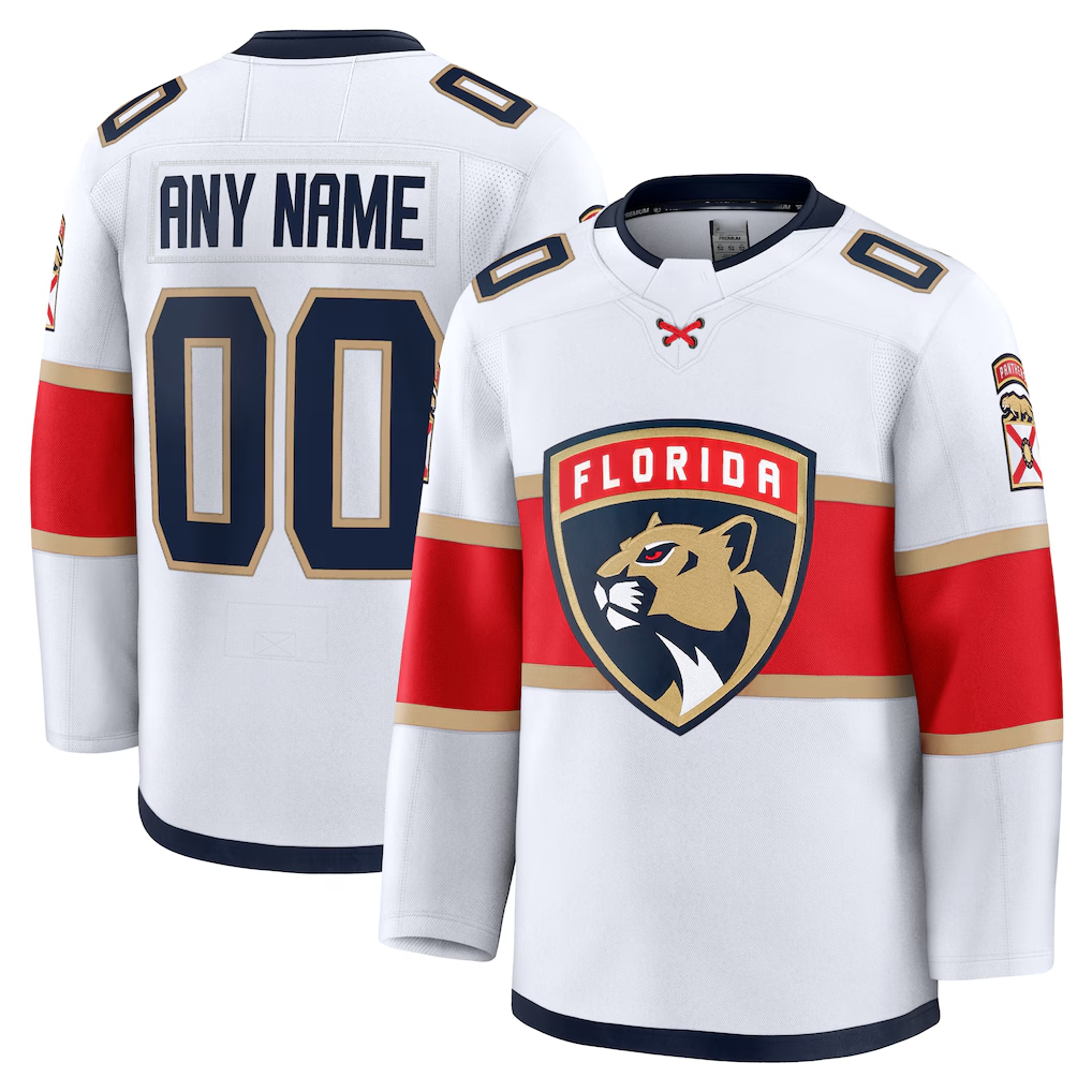 Leino Custom F.Panthers Black 2024 Military Appreciation Custom Practice Jerseys