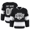 Leino Custom LA.Kings Black Home Authentic Pro Jerseys