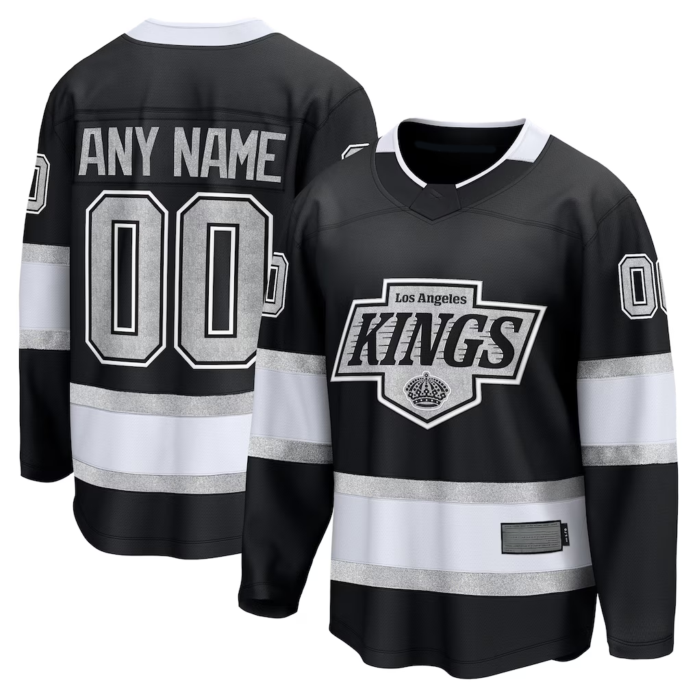 Leino Custom LA.Kings Black Home Breakaway Jerseys