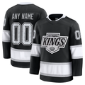 Leino Custom LA.Kings Black Home Premium Jerseys
