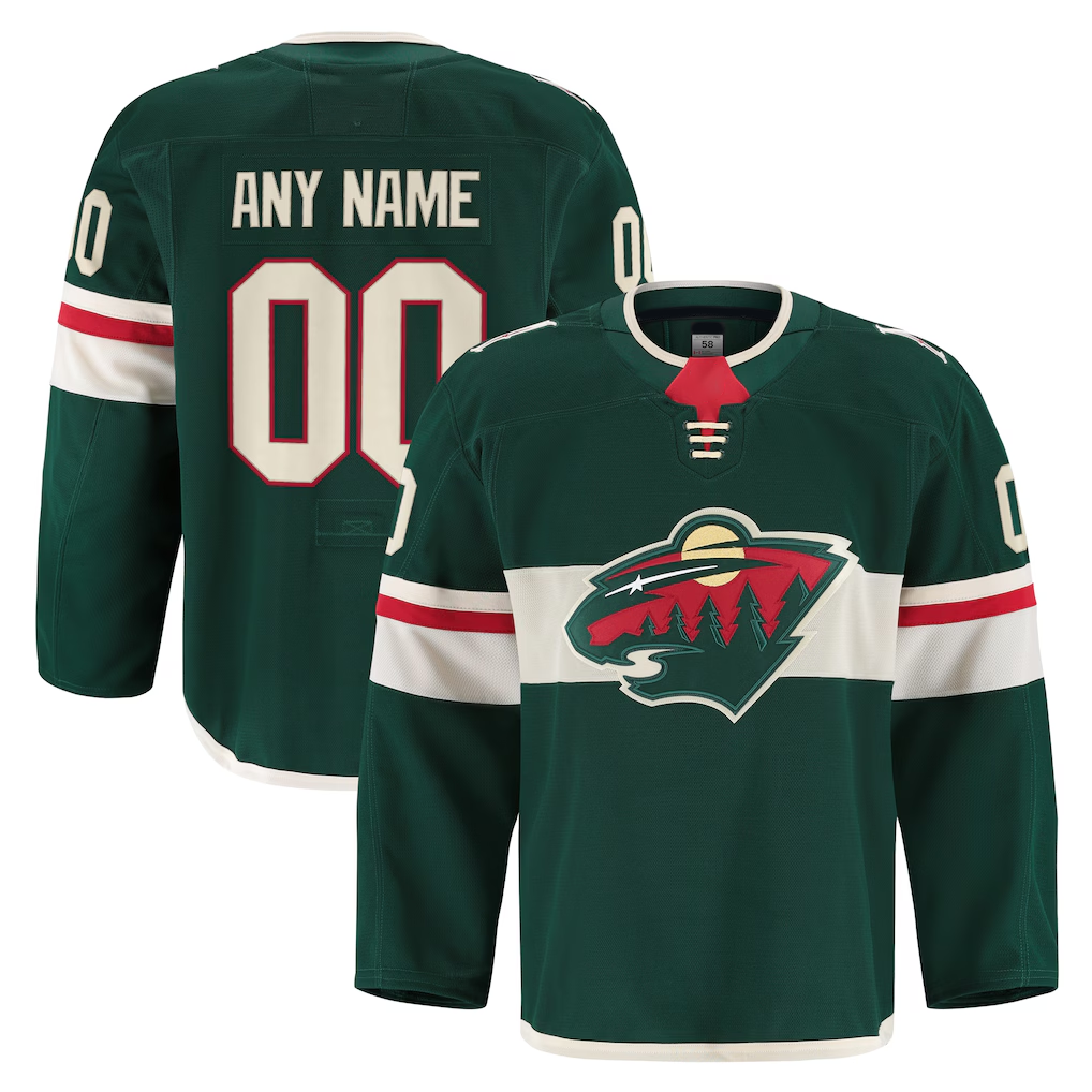 Leino Custom M.Wild Green Home Authentic Pro Jerseys