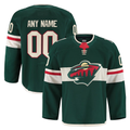 Leino Custom M.Wild Green Home Authentic Pro Jerseys