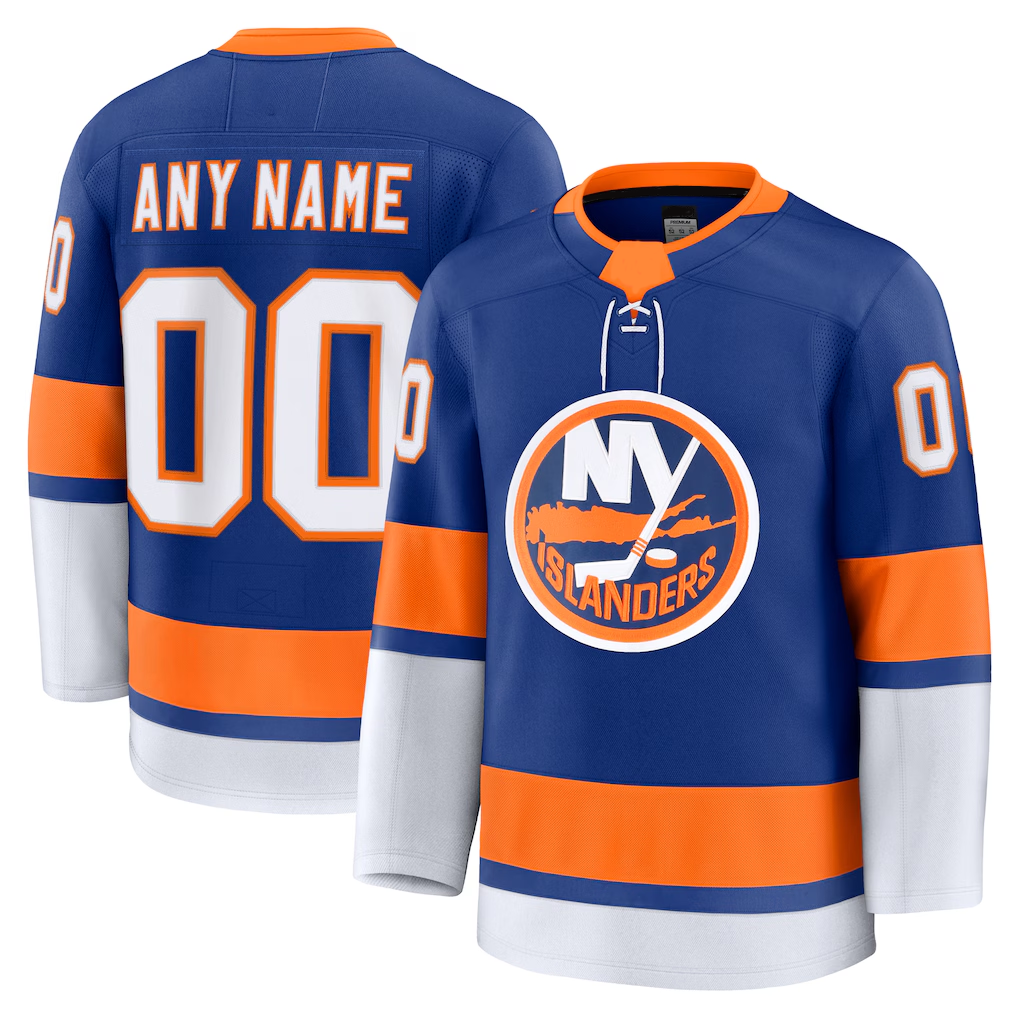 Leino Custom NY.Islanders Royal Home Premium Jerseys