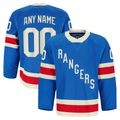 Leino Custom NY.Rangers Blue Centennial Authentic Pro Jerseys