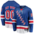 Leino Custom NY.Rangers Blue Home Breakaway Jerseys