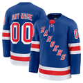 Leino Custom NY.Rangers Royal Home Premium Jerseys