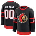 Leino Custom O.Senators Black Home Premium Jerseys