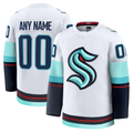 Leino Custom S.Kraken White Away Premium Jerseys