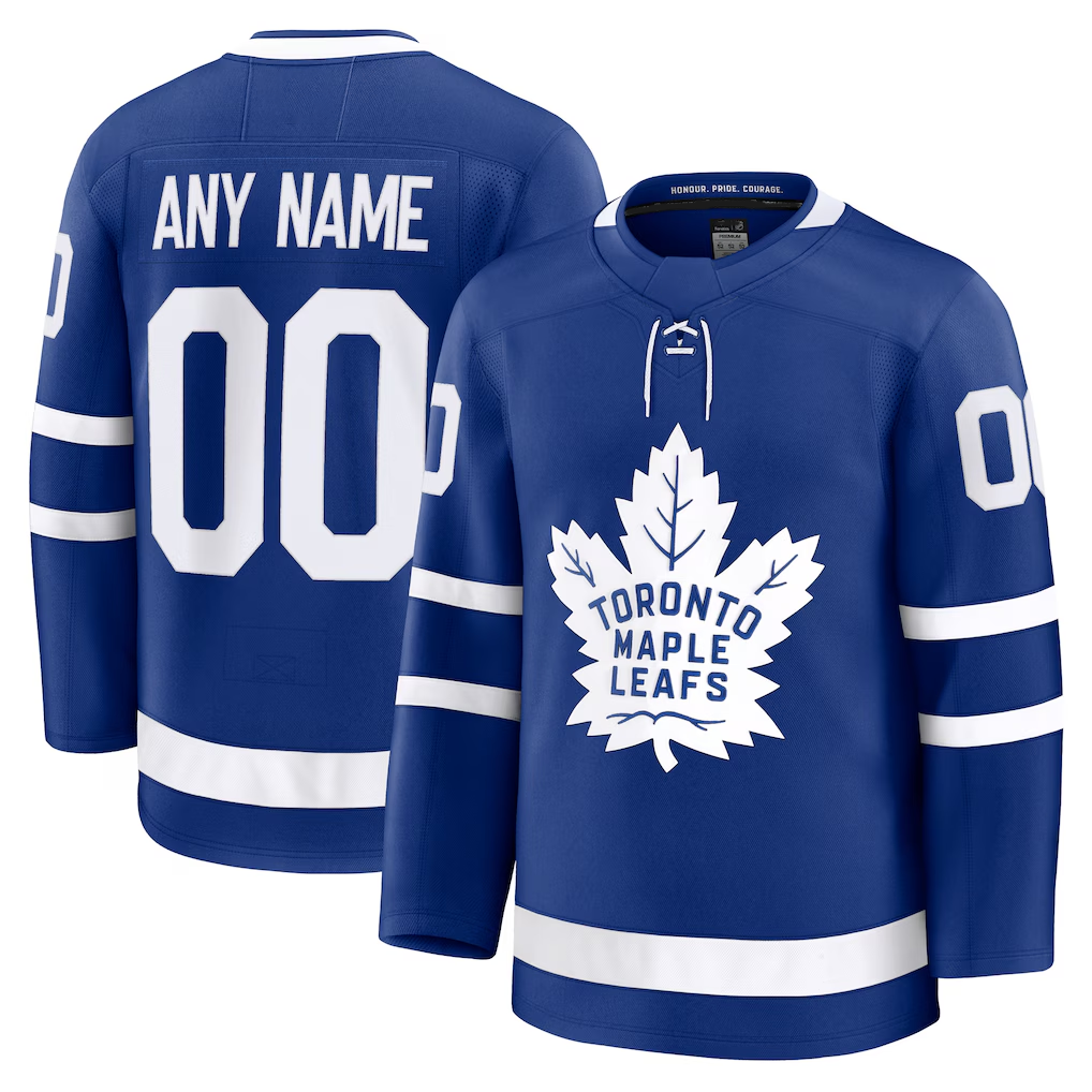 Leino Custom TM.Leafs Blue Home Premium Jerseys
