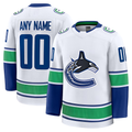 Leino Custom V.Canucks White Away Premium Jerseys