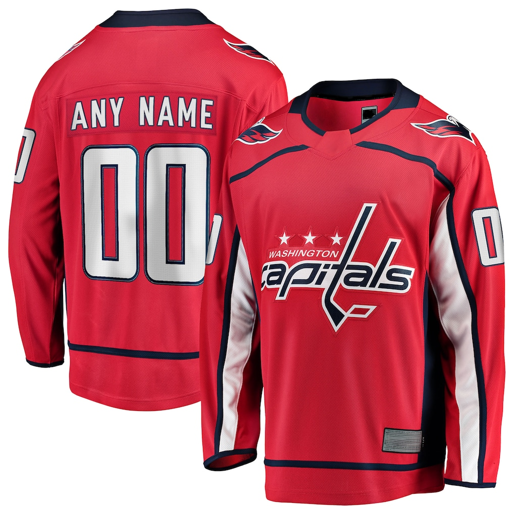 Leino Custom W.Capitals Red Home Premium Jerseys