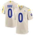 Leino LA.Rams #0 Byron Young Player Bone Home Game Stitched Jerseys