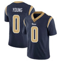 Leino LA.Rams #0 Byron Young Player Navy Limited Vapor Untouchable Home Game Stitched Jerseys