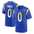 Leino LA.Rams #0 Byron Young Player Royal Home Game Stitched Jerseys