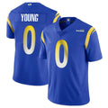 Leino LA.Rams #0 Byron Young Player Royal Limited Vapor Untouchable Home Game Stitched Jerseys