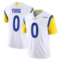 Leino LA.Rams #0 Byron Young Player White Limited Vapor Untouchable Home Game Stitched Jerseys