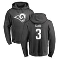 Leino LA.Rams #3 Kam Curl Player Gray Pullover Hoodie Limited Game Stitched Jerseys