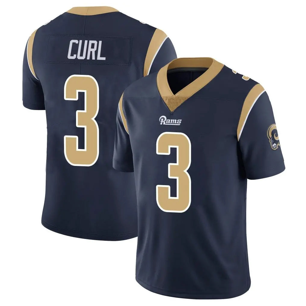 Leino LA.Rams #3 Kam Curl Player Navy Limited Vapor Untouchable Home Game Stitched Jerseys