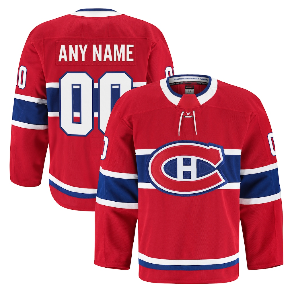 Leino Custom M.Canadiens Red Home Authentic Pro Jerseys