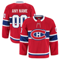 Leino Custom M.Canadiens Red Home Authentic Pro Jerseys