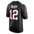 Leino TB.Buccaneers #12 Tom Brady Black  Game Fashion Jersey
