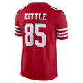 Leino SF.49ers #85 George Kittle Scarlet  Vapor F.U.S.E. Limited Jersey