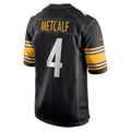 Leino P.Steelers #4 DK Metcalf Black  Game Player Jersey