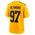 Leino P.Steelers #97 Cameron Heyward Gold  Alternate 1933 Throwback Game Jersey