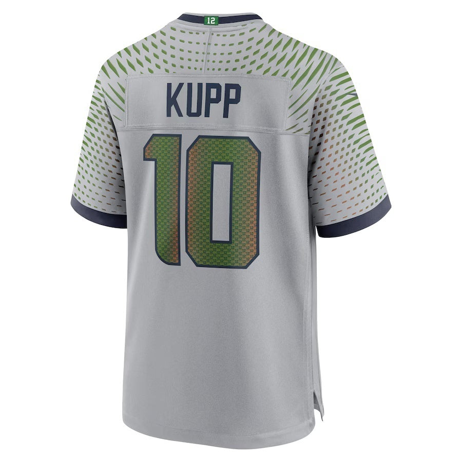 Leino S.Seahawks #10 Cooper Kupp 2025 Rivalries Collection Game Jersey - Wolf Gray