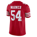 Leino SF.49ers #54 Fred Warner Scarlet  Vapor F.U.S.E. Limited Jersey