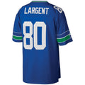 Leino S.Seahawks #80 Steve Largent Mitchell & Ness Royal  Legacy Replica Jersey