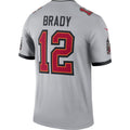 Leino TB.Buccaneers #12 Tom Brady Gray  Inverted Legend Player Performance Top