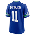 Leino S.Seahawks #11 Jaxon Smith-Njigba Royal  Throwback Player Game Jersey