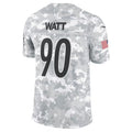 Leino P.Steelers #90 T.J. Watt Arctic Camo  2024 Salute to Service Limited Jersey