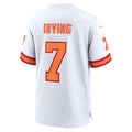 Leino TB.Buccaneers #7 Bucky Irving '76 White  Game Jersey